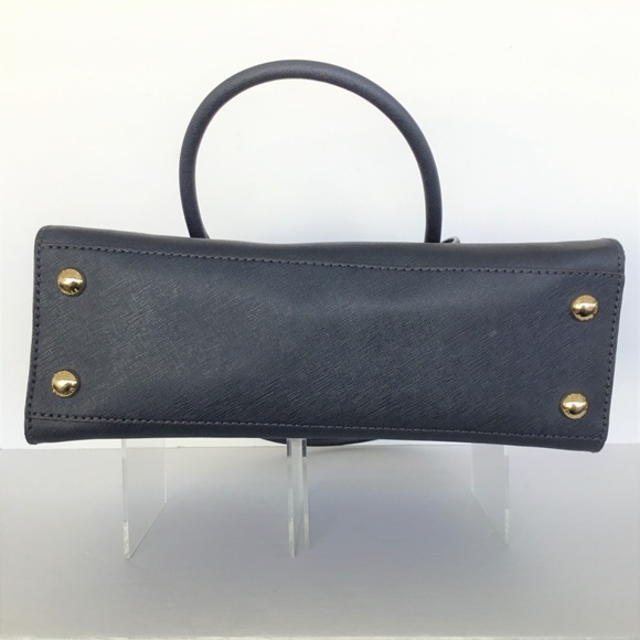 Michael Kors Satchel Bag Hamilton Shoulder Navy - Picture 7 of 8